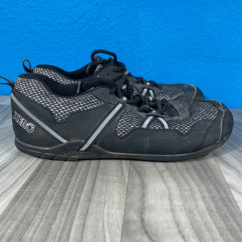Xero Shoes Terra Flex Women's 11 Black‎ Grey Mesh Barefoot Trail Running